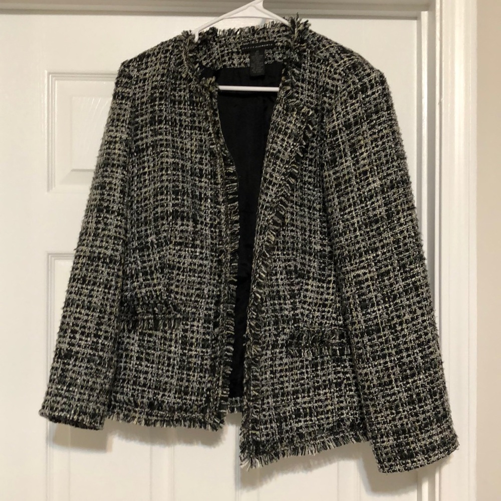 Black and white jacket